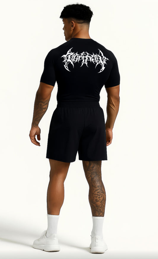 San Gimiano Premium Compression Training Tee - Black