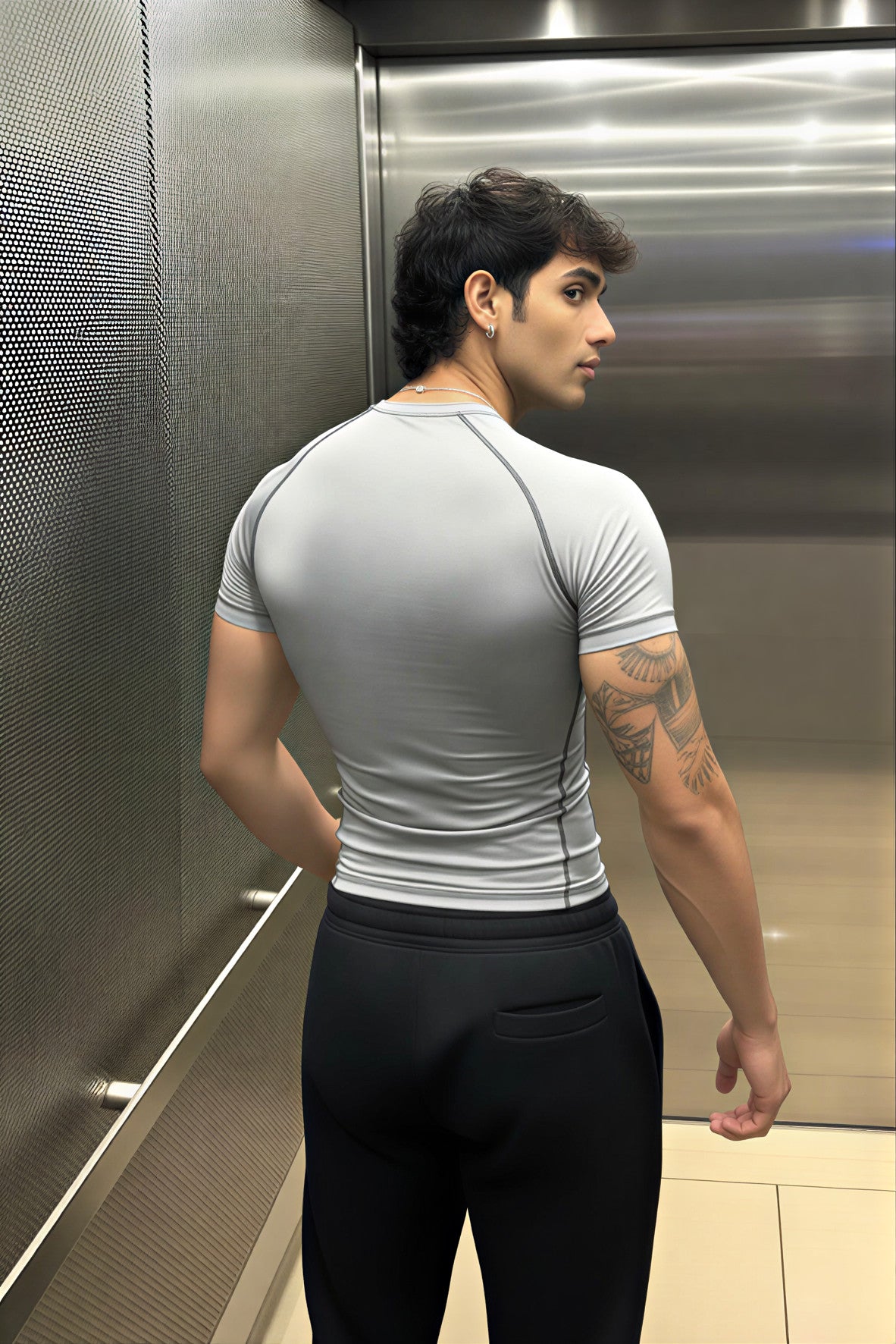 San Gimiano Premium Compression Training Set - Grey