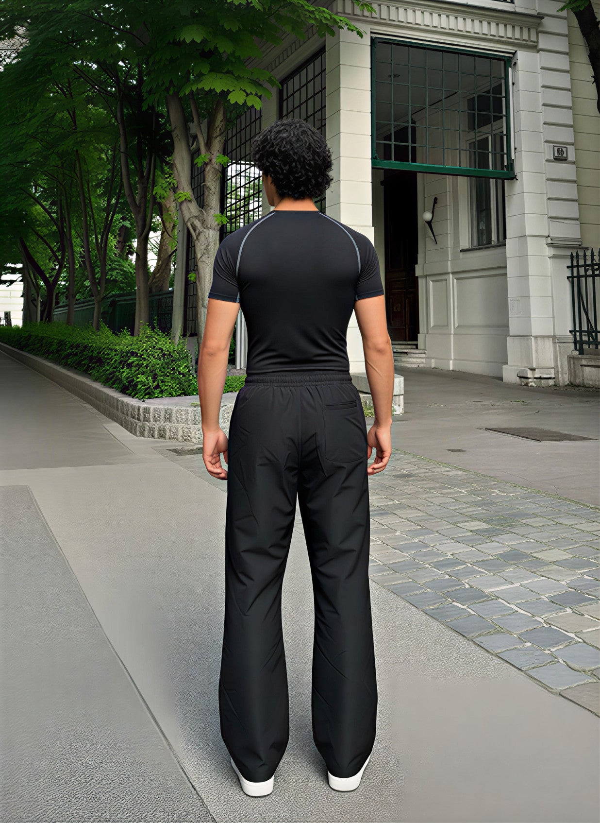 San Gimiano Premium Compression Training Tee - Black