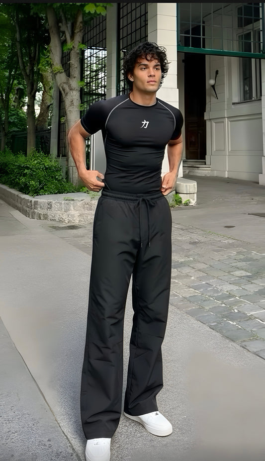 San Gimiano Premium Compression Training Tee - Black