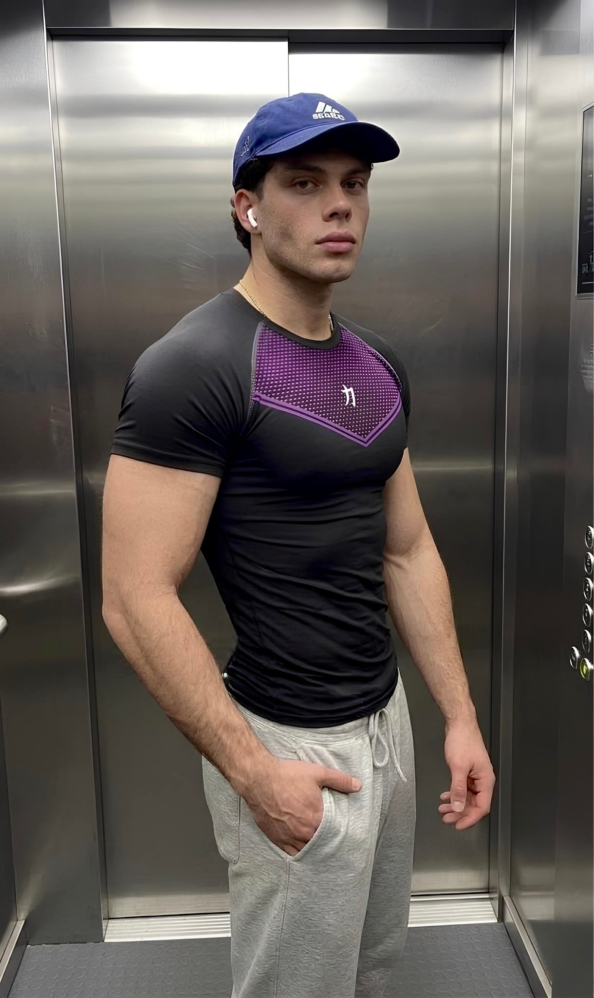 Drax Obsidian Voilet Compression Tshirt