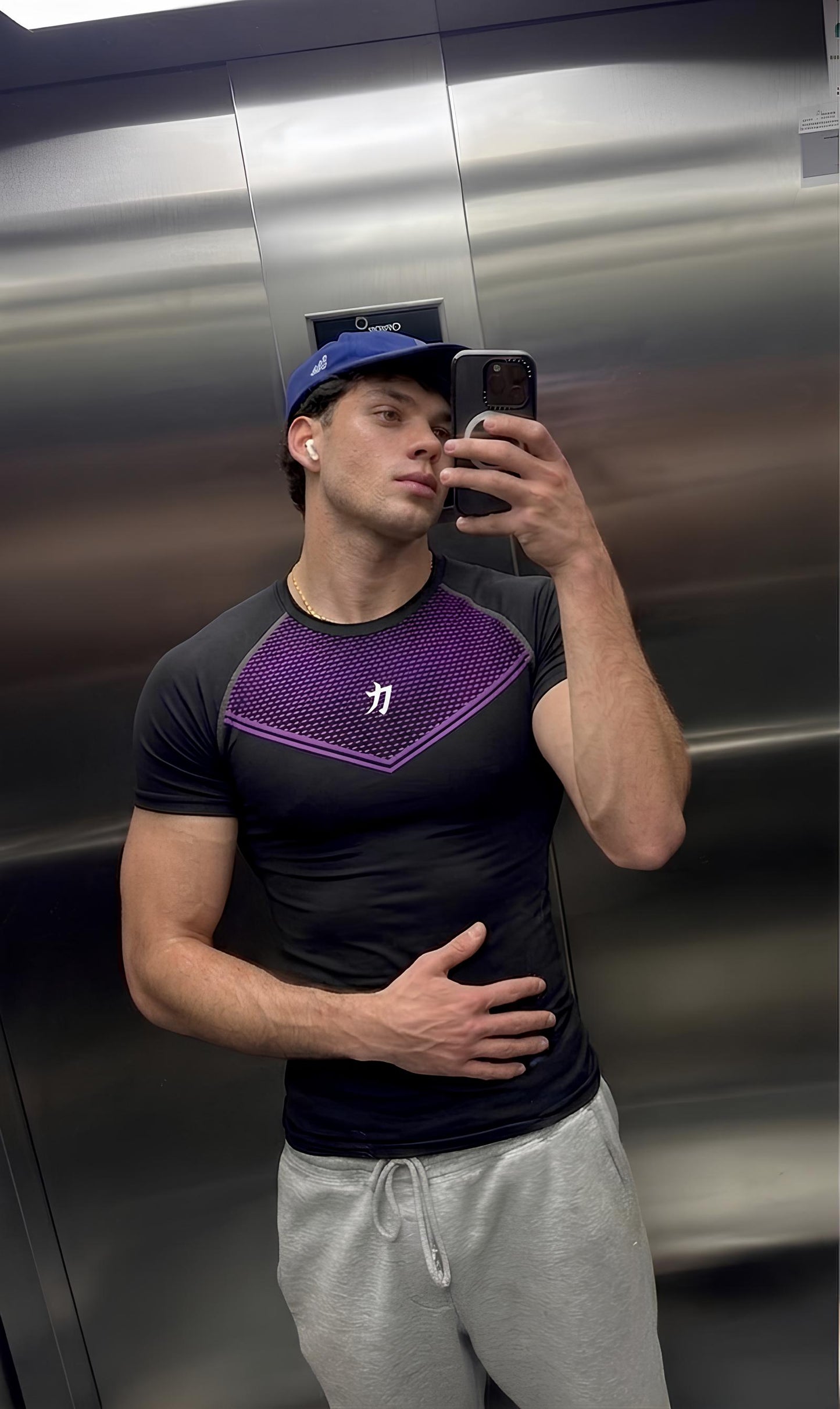 Drax Obsidian Voilet Compression Tshirt