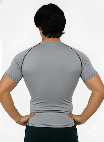 San Gimiano Aeroskin Grey Compression T-Shirt