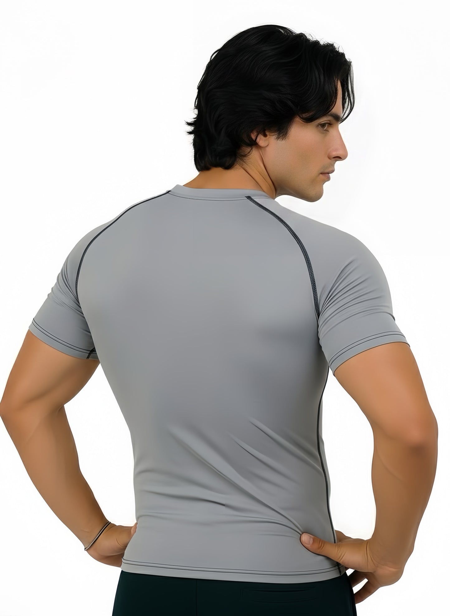San Gimiano Aeroskin Grey Compression T-Shirt