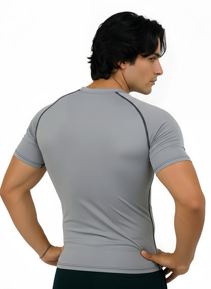 San Gimiano Aeroskin Grey Compression T-Shirt